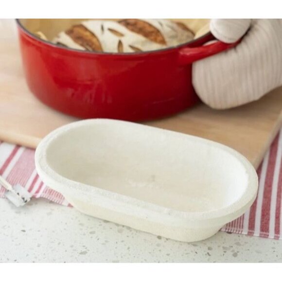 Bulka Banneton Small Oval 500g Bread Proofing Basket Pressed Wood Pulp - Picture 1 of 9